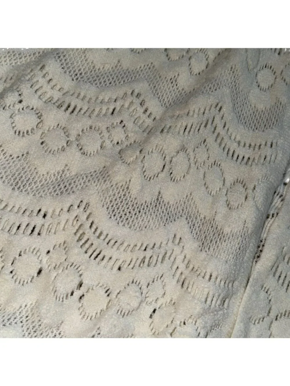 Lildy Womens Knit Kimono Cardigan-Cream-Size S/M-GUC